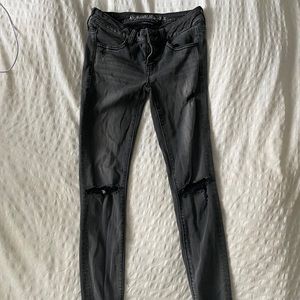 Blast washed jeans